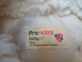 Pellicciotto bimba 3 anni bianco