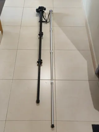 Monopié Manfrotto con rótula 3 vías