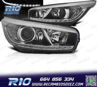 FAROS KIA CEED II 12-18 LUZ DIURNA LED NEGROS