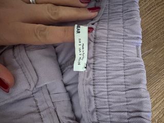 Pantaloni cargo viola Pull&Bear