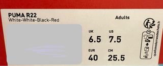Zapatillas Puma Blancas, Negras y Rojas
