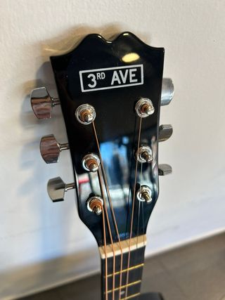 Guitarra Acústica Negra 3rd Ave