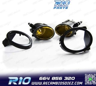 FAROS ANTINIEBLA BMW E46 98-06 E39 95-03 CRISTAL AMARILLO PA
