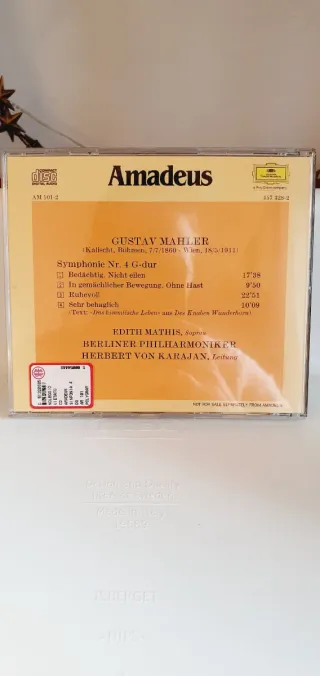 CD Mahler Sinfonia N.4 - Deutsche Grammophon