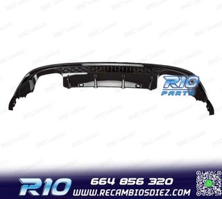 DIFUSOR VOLKSWAGEN VW GOLF 7.5 17-20 LOOK R NEGRO BRILLO