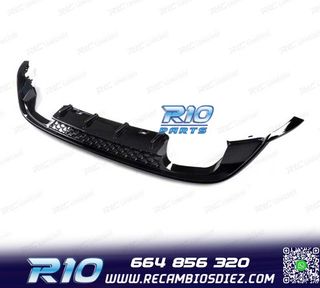 DIFUSOR VOLKSWAGEN VW GOLF 7.5 17-20 LOOK R NEGRO BRILLO
