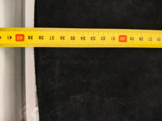 Falda Zara Cuero Negra Talla S