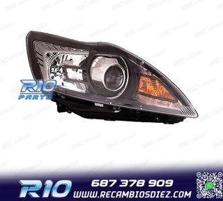 FARO DCH XENON PARA FORD FOCUS III 08-10 FONDO NEGRO
