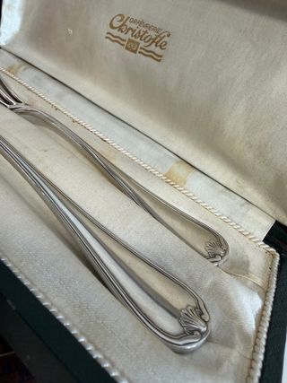 Christofle Juego Cubiertos Plateados🇫🇷