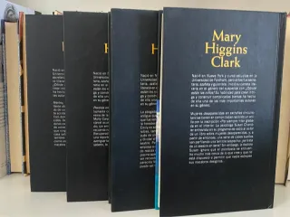 4 libros de la autora de suspense Higgins Clark
