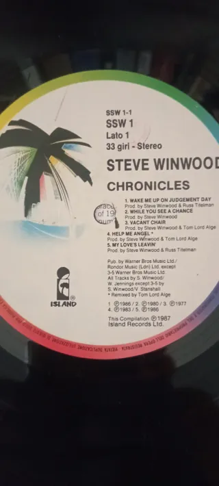 Vinile Steve Winwood Chronicles