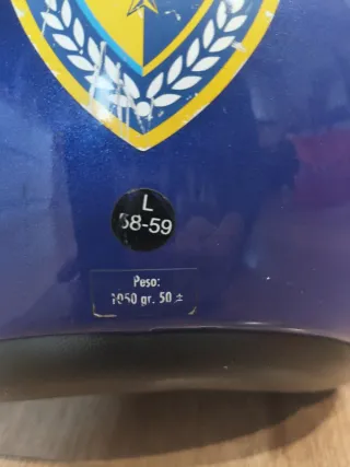 Casco NZI Talla L Azul