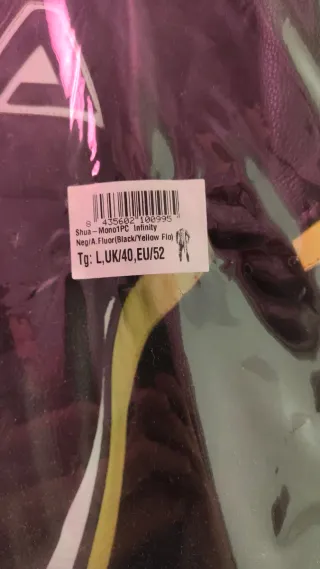 Mono de moto Shua negro y amarillo