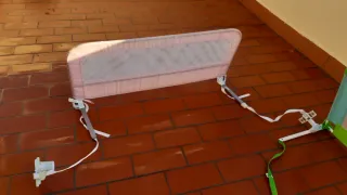 Barandilla de Cama Infantil Rosa