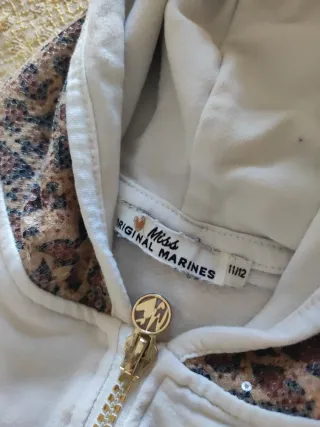 Felpa Original Marines bambina con cappuccio