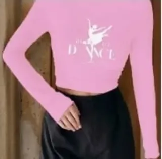 Camiseta rosa bailarina T.S NUEVA Talla S