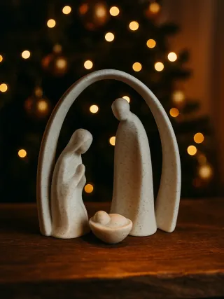 Figura Navideña Minimalista