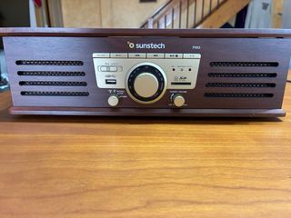 Tocadiscos Sunstech PXR32 Vintage Bluetooth
