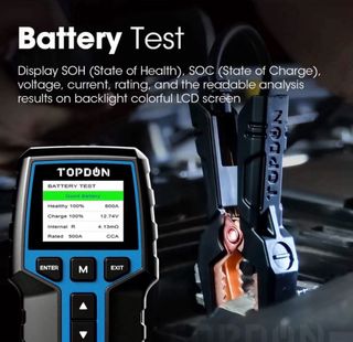 TOPDON BT200 Comprobador Batería Coche 12V/24V