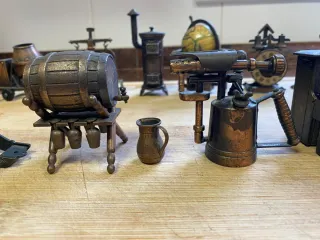 LOTE DE 11 SACAPUNTAS TIPO VINTAGE