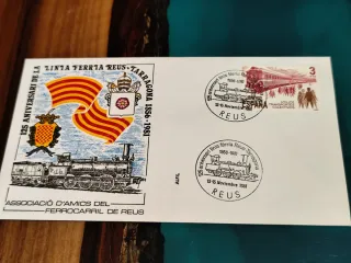 Sobre 125 Aniversario Ferrocarril Reus-Tarragona