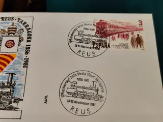 Sobre 125 Aniversario Ferrocarril Reus-Tarragona