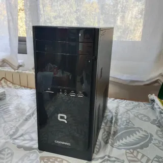 Ordenador PC Compaq sobremesa negro
