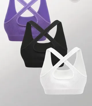 Lote 3 Tops Deportivos Nuevos. Talla S.