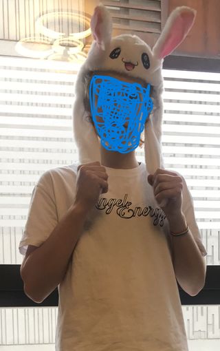 Gorro conejo orejas móviles