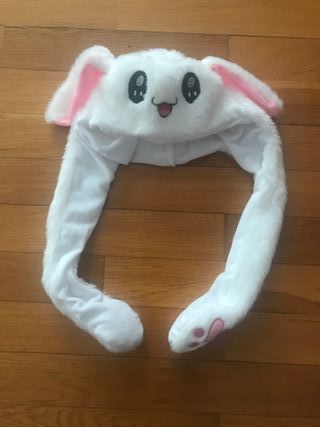 Gorro conejo orejas móviles