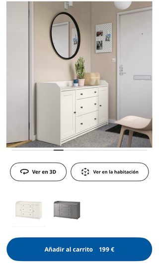 Mueble TV Aparador Blanco Ikea