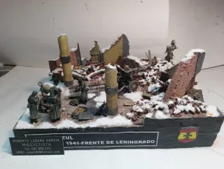 Diorama Batalla Novgorod 1941