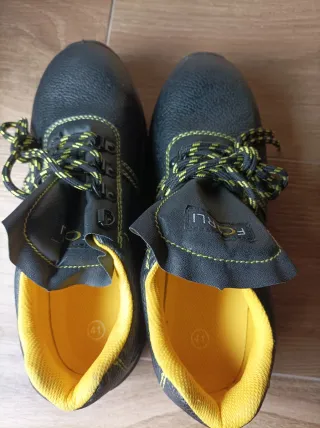 Zapatos de seguridad FORLI negros y amarillos