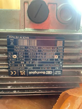 Motor reductor Bonfiglioli 8AF24000B nuevo