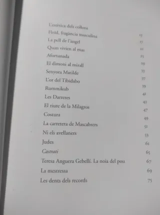 L'úngla i la carn, Isabel Salvat 2016