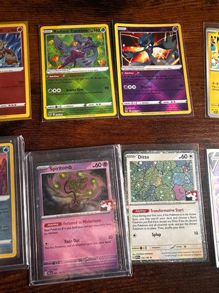 Lote 10 Cartas Pokémon Variadas