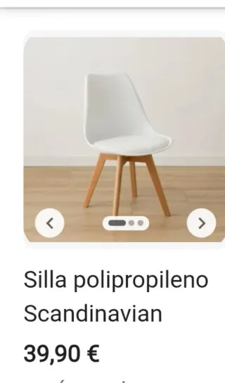 5 Sillas Estilo Nórdico Banak