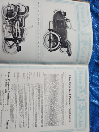 Catálogo Moto AJS Cycles 1915