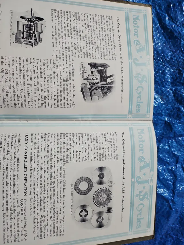 Catálogo Moto AJS Cycles 1915