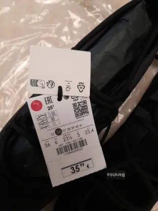 Bailarinas deportivas Bershka atadas talla 36