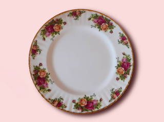 4 platos 26 cm Royal Albert Old Country Roses