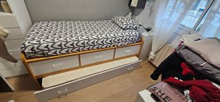 Cama nido con 2 colchones