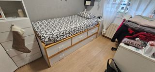 Cama nido con 2 colchones