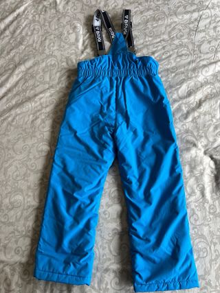 Pantalón esquí niño 5/6 años azul