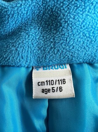 Pantalón esquí niño 5/6 años azul