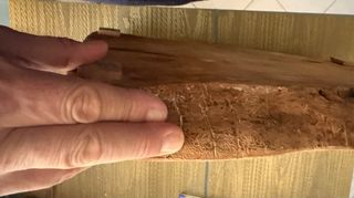 Tabla de cortar de olivo macizo