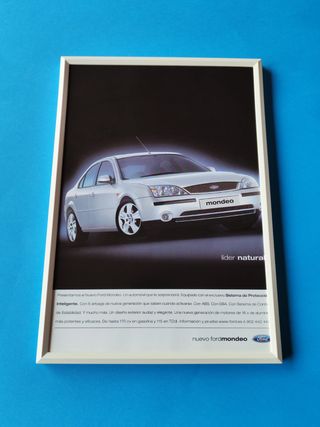 Ford Mondeo cuadro cartel publicidad