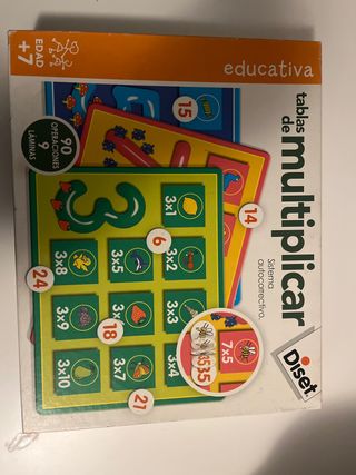 Juego educativo Tablas de Multiplicar Diset