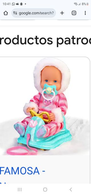 Nenuco trineo con muñeco