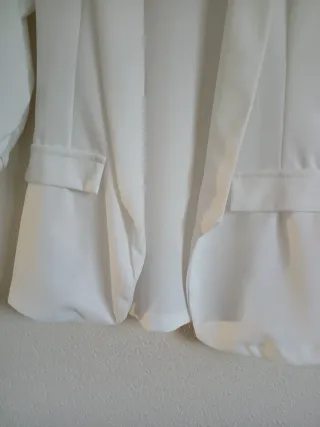 Chaqueta blazer blanca